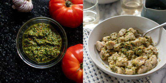 Basil-Parsley Pistachio Pesto